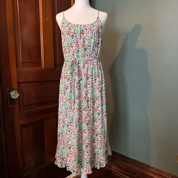 J. Crew Ditzy Floral Print Dress Size 6 - Picture 1 of 10